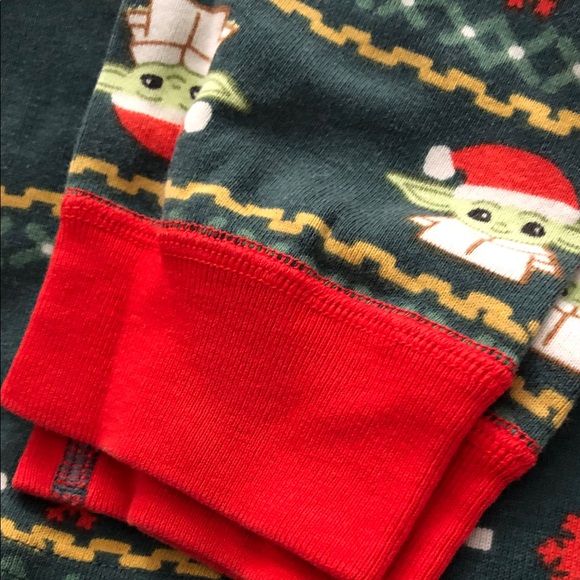 Star Wars Kids Pajama Set by Hanna Andersson size 10 - Green and Red - Picture 8 of 9